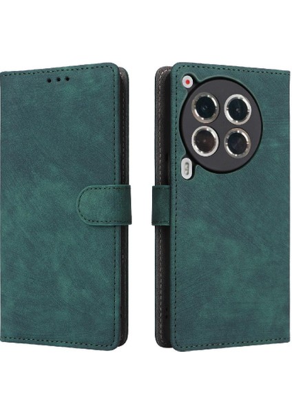 Tecno Camon 30 Premier 5g Flip Folio Cüzdan Pu Deri Kart Yuvaları Için Kılıf (Yurt Dışından)