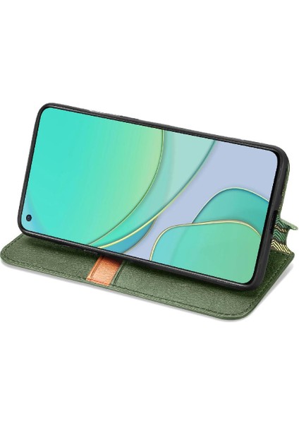 Oneplus 8t Için Kılıf Zarif Iş Deri Kılıf Moda Tasarım Flip (Yurt Dışından) modelleri