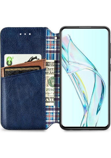 Zte Axon 30 5g Moda Tasarım Deri Kılıf Zarif Iş (Yurt Dışından)