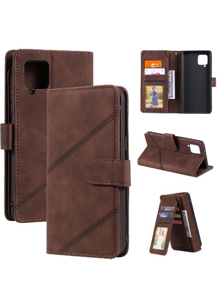 Samsung Galaxy Case 5g Pu Deri Kart Tutucu Kickstand Cüzdan (Yurt Dışından)