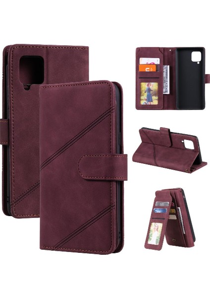 Samsung Galaxy Case 5g Pu Deri Kart Tutucu Kickstand Cüzdan (Yurt Dışından)