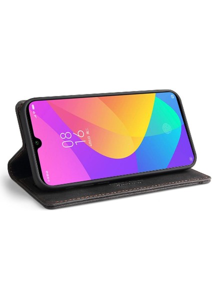 Xiaomi 9lite Premium Deri Kickstand Premium Deri Iki (Yurt Dışından)