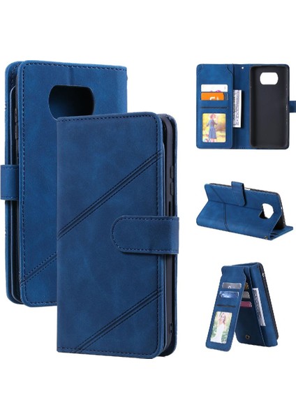 Xiaomi Poco X3/x3 Pro/x3 Nfc Manyetik Cüzdan Flip Folio Kart Pu (Yurt Dışından)
