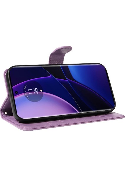 Motorola Kenar 40 5g Cüzdan Telefon Kılıfı Için El Kayışı ve Kart ile (Yurt Dışından) indirimleri