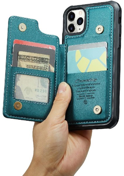IPhone 11 Pro Kart Tutucu Ince Darbeye Dayanıklı Durumda Pu (Yurt Dışından) indirimleri