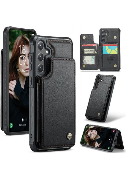 Samsung Galaxy S24 Artı Rfıd Engelleme Kickstand Için Caseme Cüzdan Kılıf (Yurt Dışından)