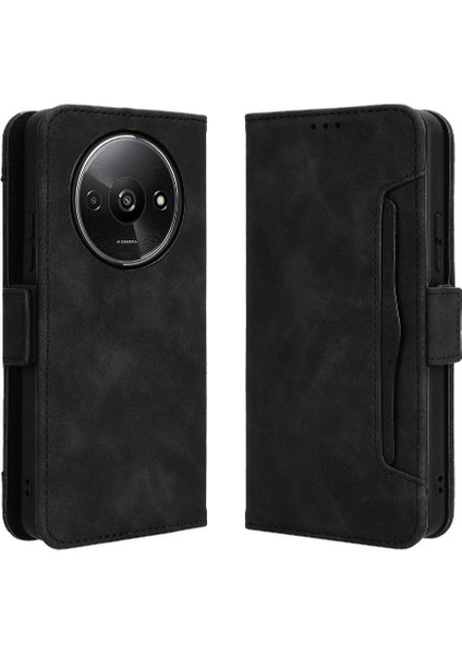 Xiaomi Poco C61 Deri Cüzdan Kapak Manyetik Kapatma Ayarlanabilir (Yurt Dışından)
