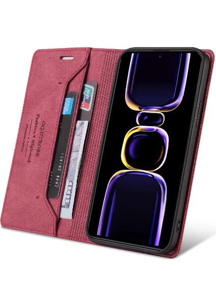 Xiaomi Redmi Için Kılıf K60/K60 Pro Premium Deri Iki Kart Yuvaları Premium (Yurt Dışından) fiyatları