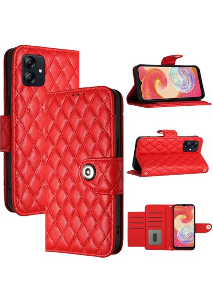 Samsung Galaxy A04E Bilek Şerit Cüzdan Kapak Için Kılıf Darbeye Şık (Yurt Dışından)