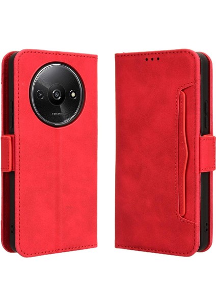 Xiaomi Poco C61 Deri Cüzdan Kapak Manyetik Kapatma Ayarlanabilir (Yurt Dışından)