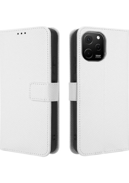 Huawei Nova Y61 Kart Tutucu Kapak Manyetik Cüzdan Kickstand (Yurt Dışından) modelleri