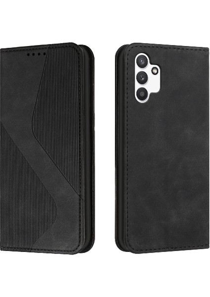 Samsung Galaxy A13 4g Cüzdan Kickstand Için Kılıf Folio Kapak Pu Deri Kart (Yurt Dışından)