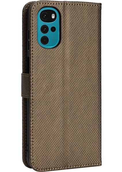 Motorola Moto G22 Manyetik Cüzdan Kart Tutucu Kickstand Kapak Için Kılıf (Yurt Dışından) modelleri