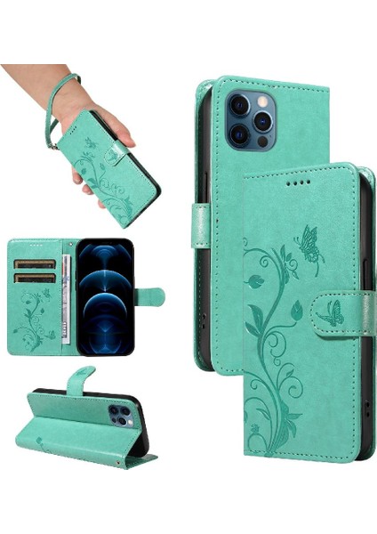 El Kayışı Yüksek Kaliteli Deri ve Kart ile IPhone 12 Pro Max Için Kılıf (Yurt Dışından) indirimleri