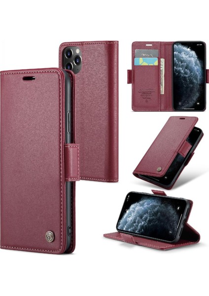 IPhone 11 Pro Kart Yuvası Cüzdan Kılıf Için Caseme Durumda Kickstand Anti Dolandırıcılık (Yurt Dışından)