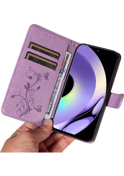 Reamle 10 Pro 5g ve Kart Yuvası Için Kılıf Yüksek Kaliteli Deri Cüzdan Telefon (Yurt Dışından)