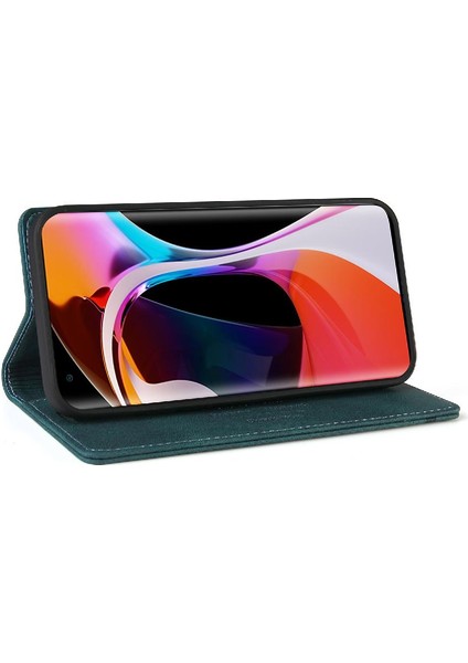 Xıaomı 10 Için Kılıf Iki Kart Yuvaları Kickstand Premium Deri Premium (Yurt Dışından)