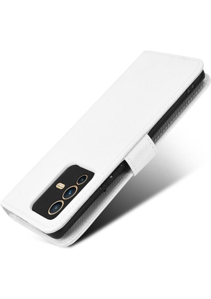 Vivo V23 5g Için Kılıf Kapak Kart Tutucu Kickstand Manyetik Cüzdan (Yurt Dışından)