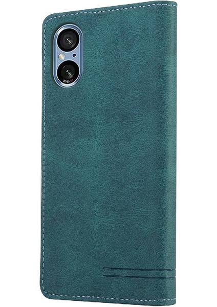 Uyumlu Sony Xperia 5V Cüzdan Kılıf Premium Deri Premium Deri (Yurt Dışından)