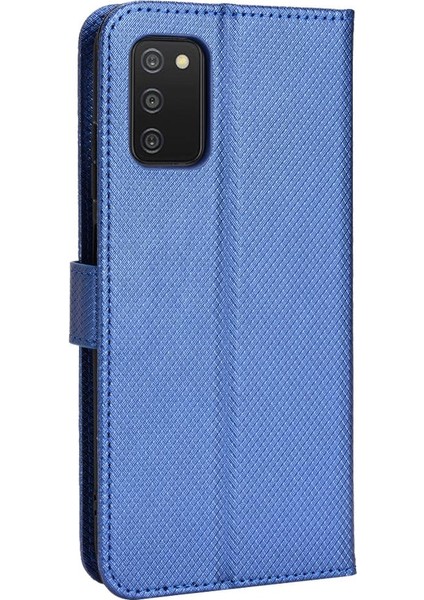 Samsung Galaxy A03S Kickstand Manyetik Cüzdan Kapak Kart Tutucu (Yurt Dışından)