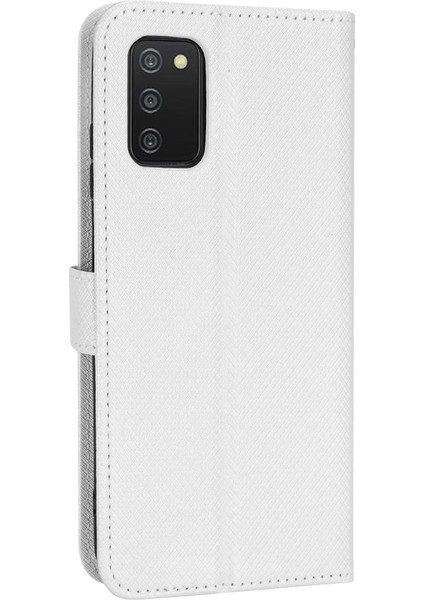 Samsung Galaxy A03S Kickstand Manyetik Cüzdan Kapak Kart Tutucu (Yurt Dışından)