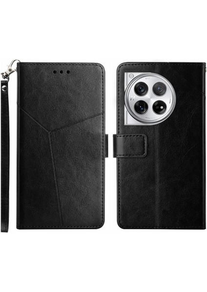 Oneplus 12 5g Kickstand Için Kılıf-Dayanıklı Deri Cüzdan Darbeye Dayanıklı Tpu (Yurt Dışından)