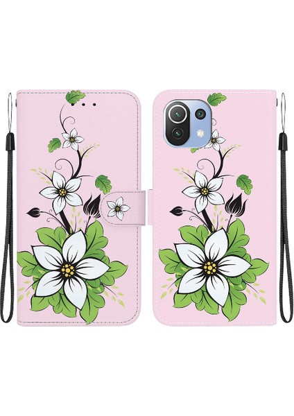 Xiaomi Mi 11 Lite Kart Yuvaları Manyetik Kapatma Pu Deri Cüzdan (Yurt Dışından) indirimleri