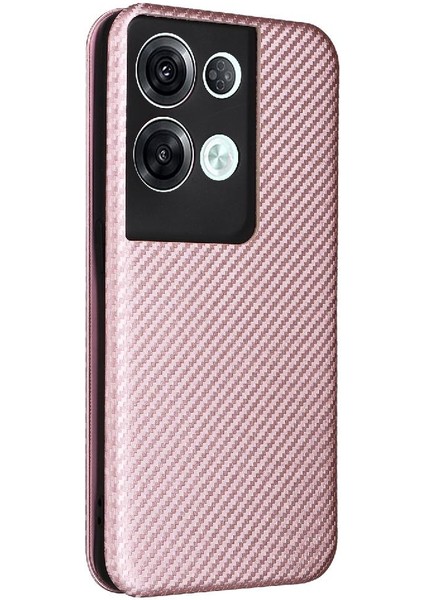Oppo RENO8PRO Artı Kart Ekleme Deri Için Kılıf Folio Flip Case Karbon (Yurt Dışından) modelleri