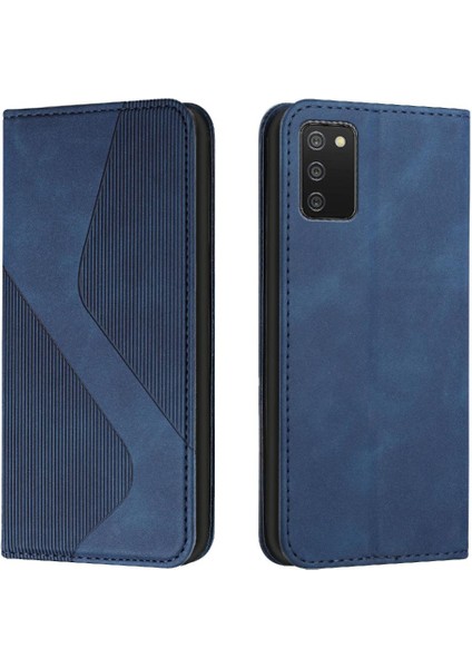 Samsung Galaxy A03S Manyetik Pu Deri Folio Kapak Cüzdan Kart (Yurt Dışından)