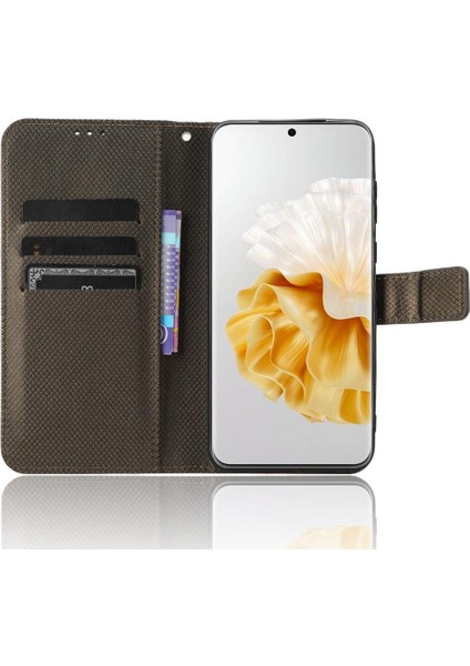 Huawei Için Kılıf P60/P60 Pro Kapak Kickstand Manyetik Cüzdan Kart Tutucu (Yurt Dışından) indirimleri