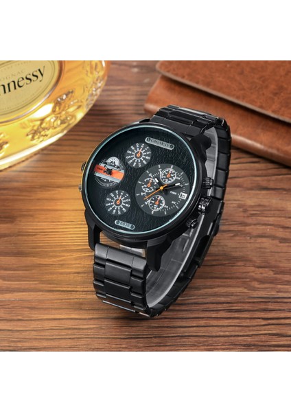 6836 Çift Quartz Hareketli Saat Çok Renkli (Yurt Dışından)