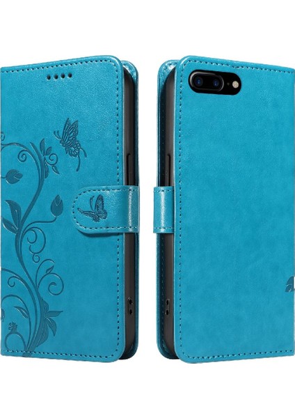 IPhone 7 Için Kılıf Artı/8 Artı ve Kart Yuvası ile El Kayışı Yüksek Kalite (Yurt Dışından)
