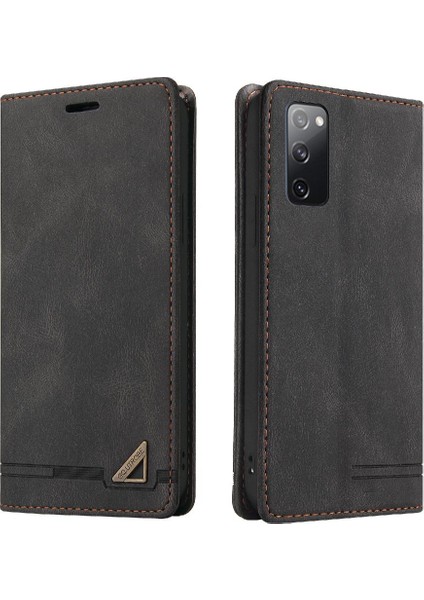 Huawei P40 Iki Kart Yuvaları Premium Deri Kickstand Premium (Yurt Dışından)