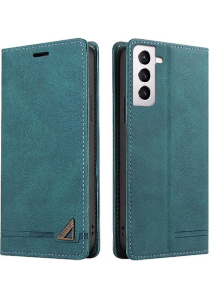 Samsung Galaxy S22 Iki Kart Yuvaları Premium Deri Kickstand Için Kılıf (Yurt Dışından) indirimleri