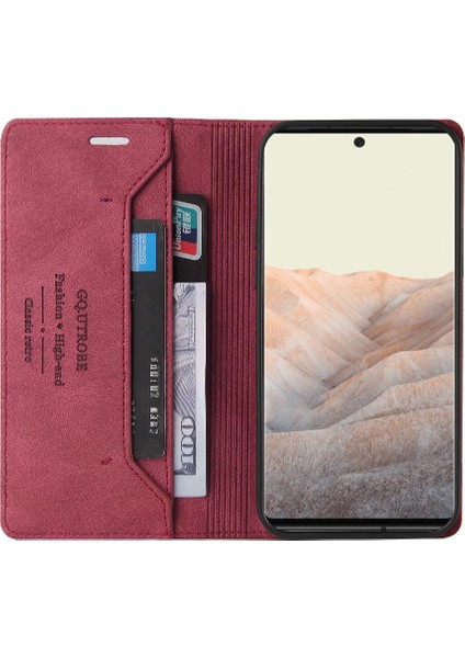 Google Pixel 6 Premium Deri Kickstand Premium Deri Iki Için Kılıf (Yurt Dışından) fırsatları