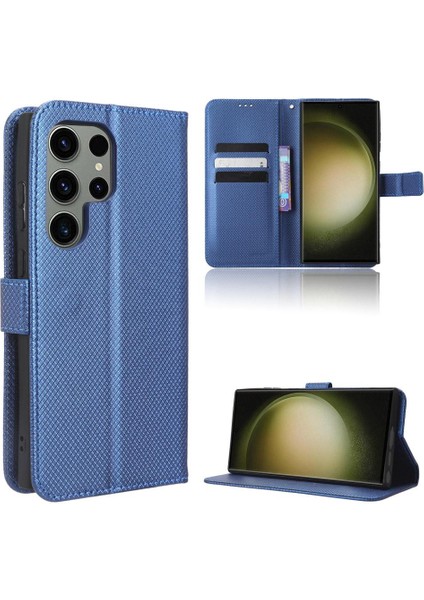 Samsung Galaxy S23 Ultra 5g Manyetik Cüzdan Kickstand Kapak Kartı (Yurt Dışından)
