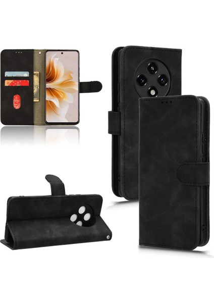 Oppo A3 Pro 5g Kart Ekleme Deri Için Kılıf Folio Flip Case Kapak (Yurt Dışından)