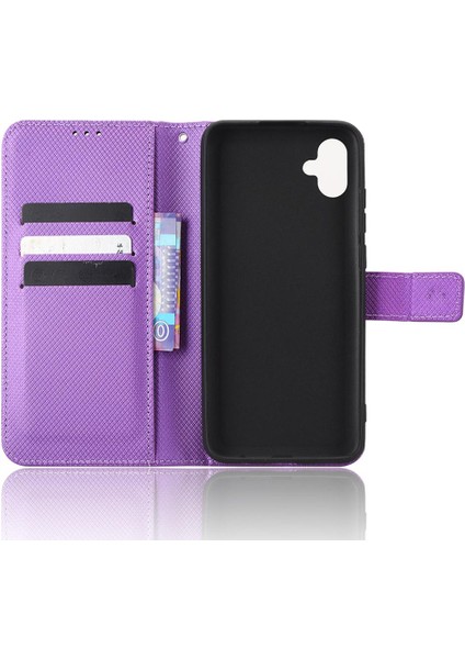 Samsung Galaxy A04E Kickstand Kart Tutucu Manyetik Cüzdan Kapak Için Kılıf (Yurt Dışından) fiyatları