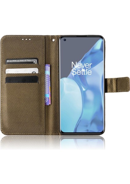 Oneplus 9 Için Kılıf Pro Kart Tutucu Manyetik Cüzdan Kickstand Kapak (Yurt Dışından) modelleri