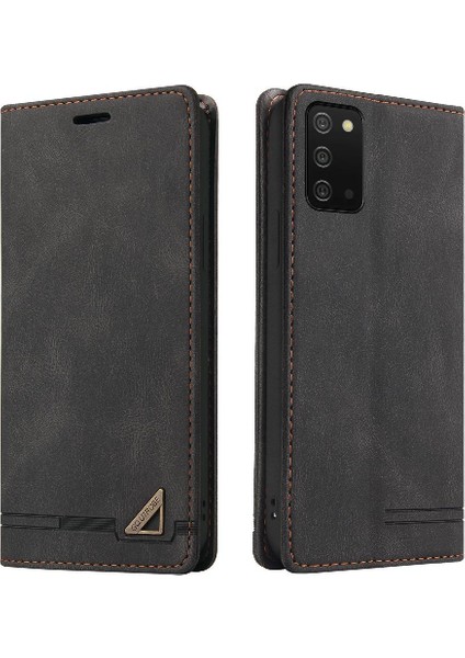 Samsung Galaxy A03S Kickstand Iki Kart Yuvaları Premium Deri Kılıf (Yurt Dışından)