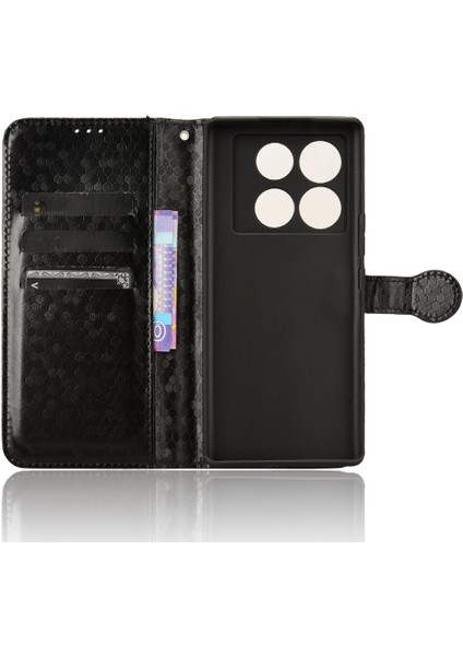 Infinix Not 40 Pro 5g Deri Cüzdan Kapak Için Kılıf Geometrik Desen (Yurt Dışından) modelleri
