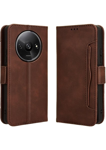 Xiaomi Poco C61 Deri Cüzdan Kapak Manyetik Kapatma Ayarlanabilir (Yurt Dışından)