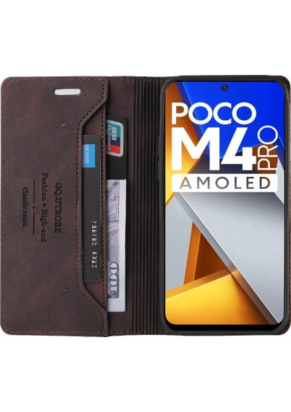 Xiaomi Poco X4PRO 5g Premium Deri Iki Kart Yuvaları Kickstand (Yurt Dışından)