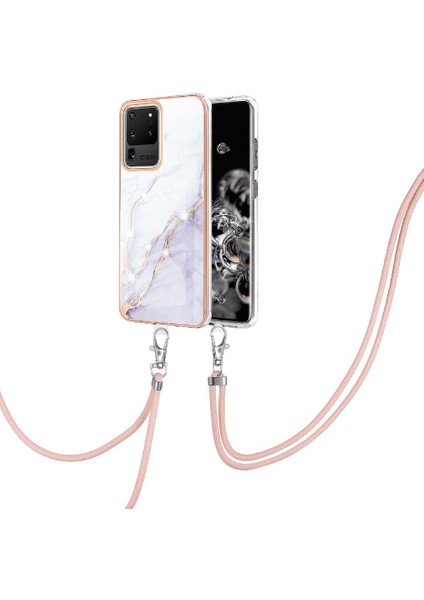 Samsung Galaxy S20 Ultra 5g Anti-Scratch Yumuşak Crossbody Kordon (Yurt Dışından)