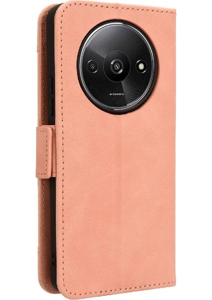 Xiaomi Poco C61 Deri Cüzdan Kapak Manyetik Kapatma Ayarlanabilir (Yurt Dışından)