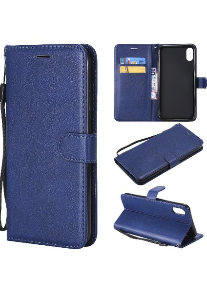 Iphone Xs Max Iş Cüzdan Telefon Kılıfı Için Flip Case Yüksek Kalite Katı (Yurt Dışından)