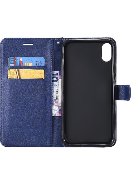 Iphone Xs Max Iş Cüzdan Telefon Kılıfı Için Flip Case Yüksek Kalite Katı (Yurt Dışından)