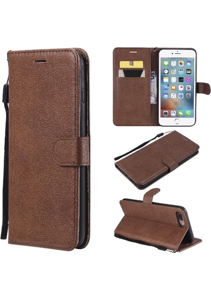 Iphone 7 Için Flip Case Artı/8 Artı Iş Cüzdan Telefon Kılıfı ile Kart (Yurt Dışından)