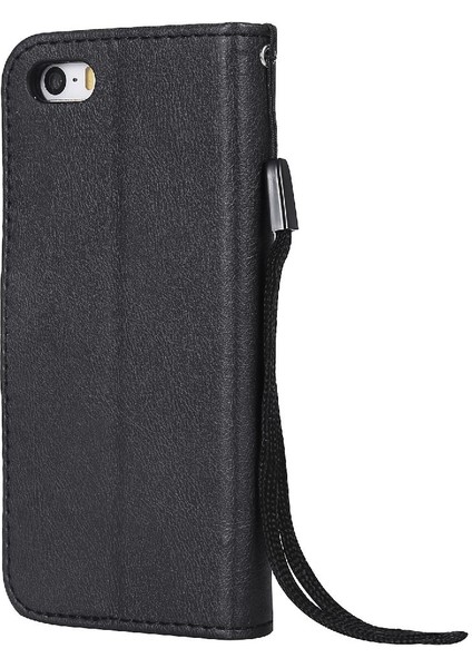 Iphone 5s Iş Cüzdan Telefon Kılıfı Için Flip Case Klasik Düz Renk (Yurt Dışından) fırsatları