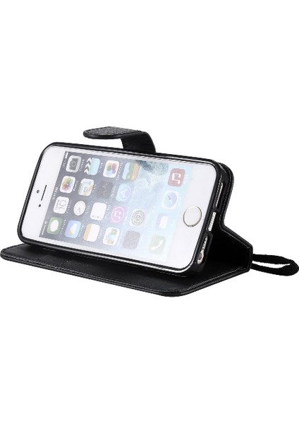 Iphone 5s Iş Cüzdan Telefon Kılıfı Için Flip Case Klasik Düz Renk (Yurt Dışından) indirimleri
